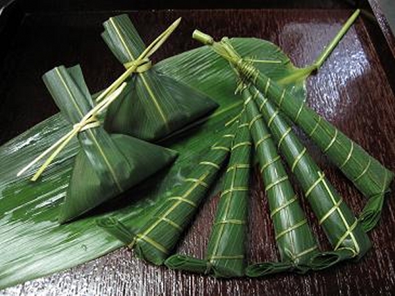 笹巻き麩饅頭+ちまきの現物見本