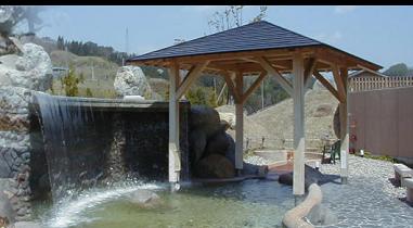 ひだ荘川温泉 桜香の湯 露天風呂