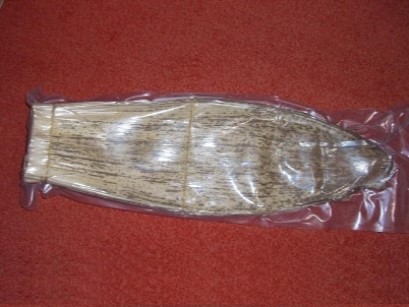 天然竹の皮の配送見本